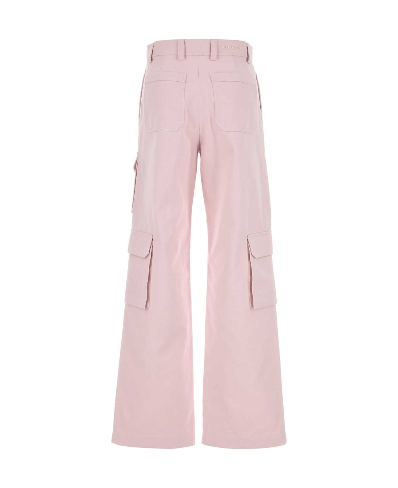 Pastel Pink Cotton Cargo Pant - 2