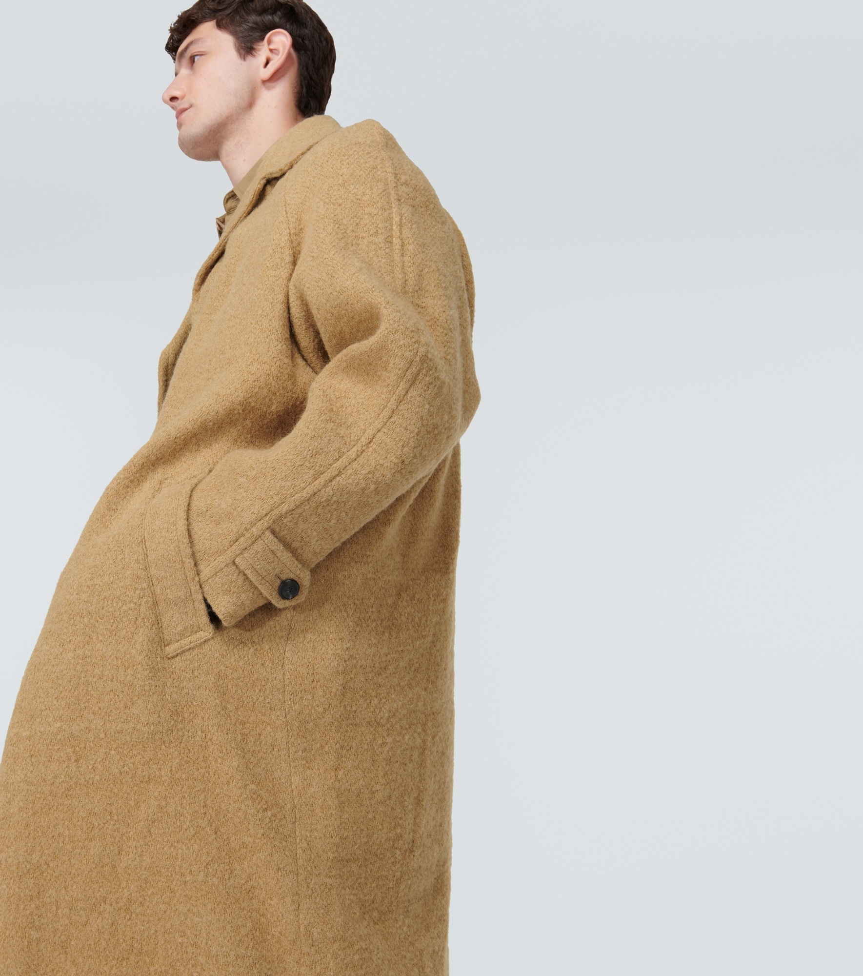 Jute and wool coat - 6