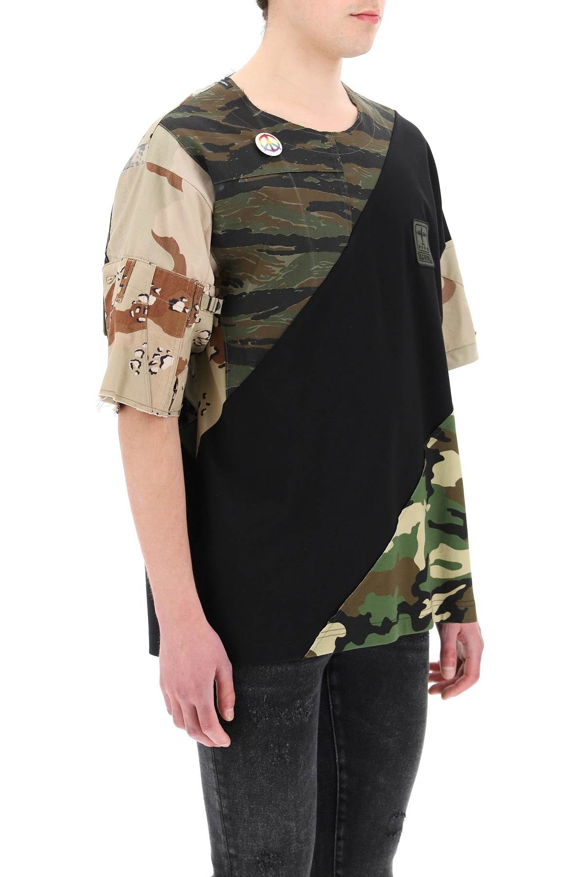 CAMOUFLAGE PATCHWORK T-SHIRT - 3