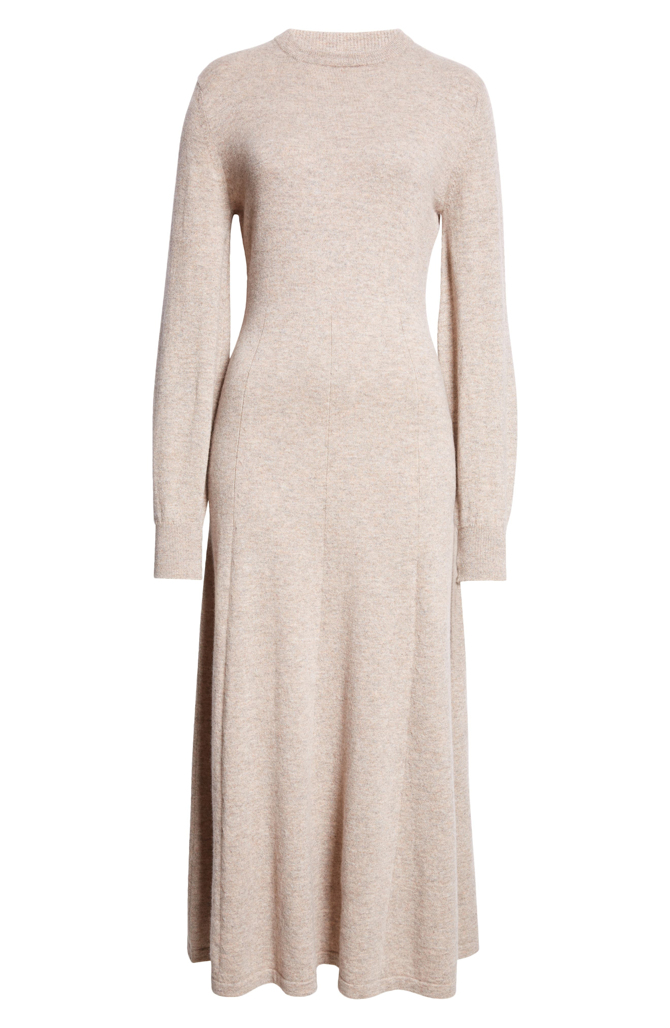 Johnstons of Elgin Long Sleeve Cashmere Sweater Dress at Nordstrom - 5