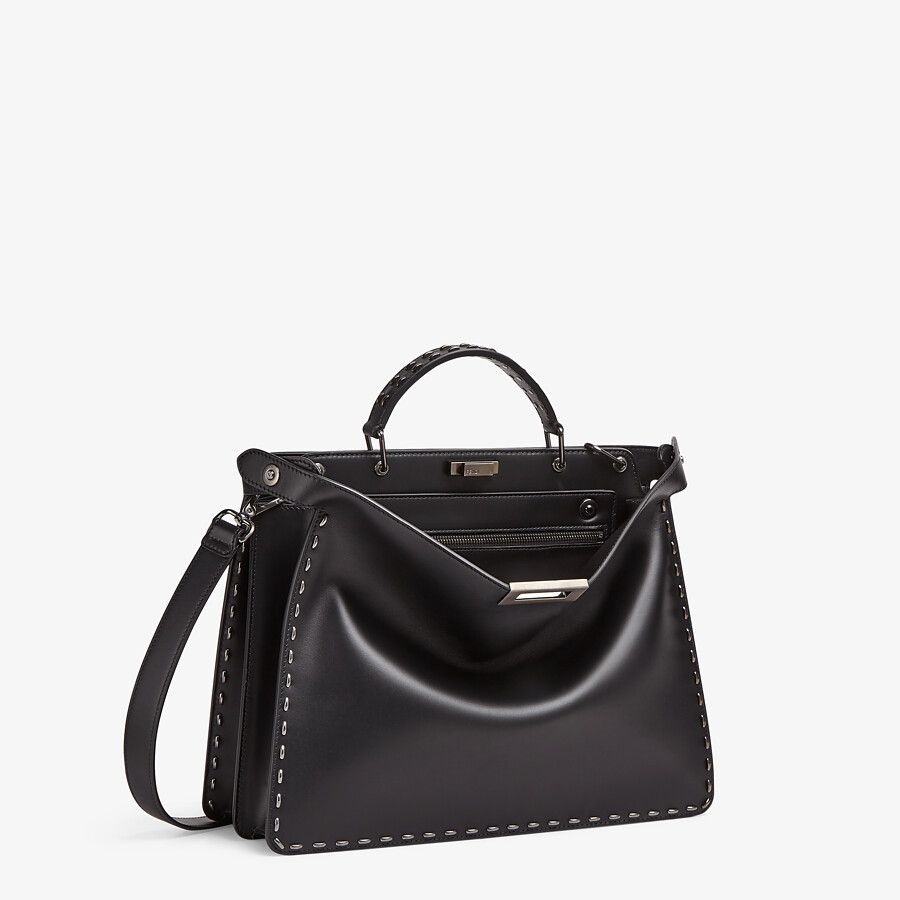 Black leather bag - 3