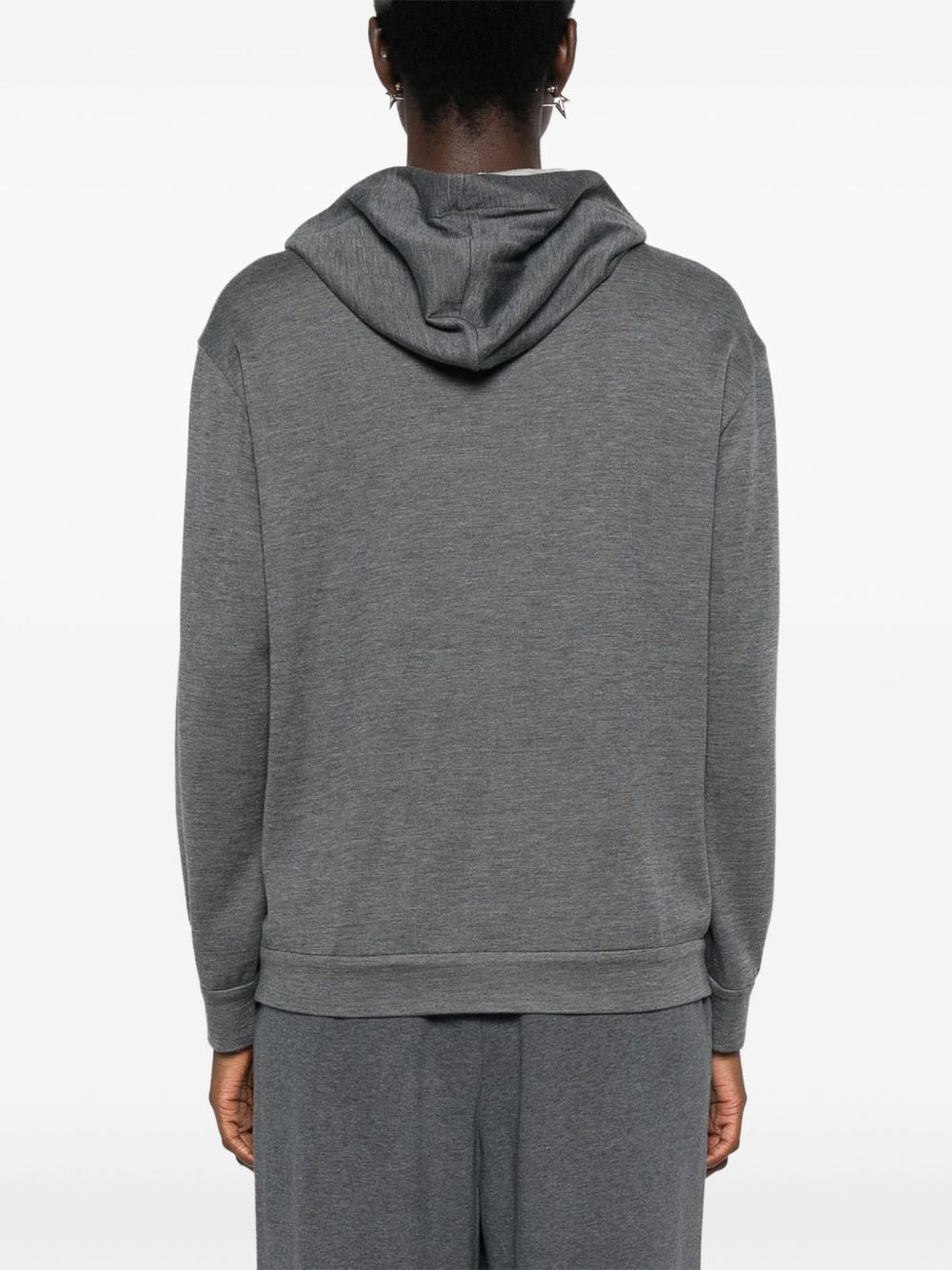 Brunello Cucinelli Women Cotton And Silk Blend Hoodie - 2