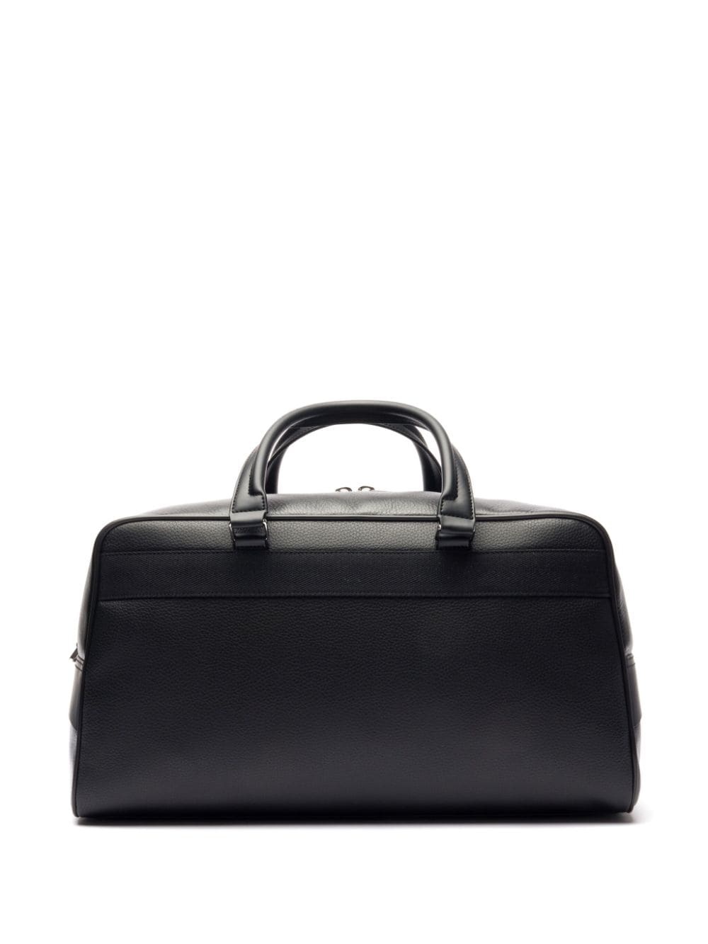 multi-pocket leather holdall - 2