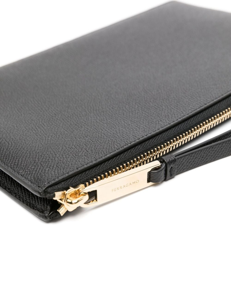 Gancini leather clutch bag 4