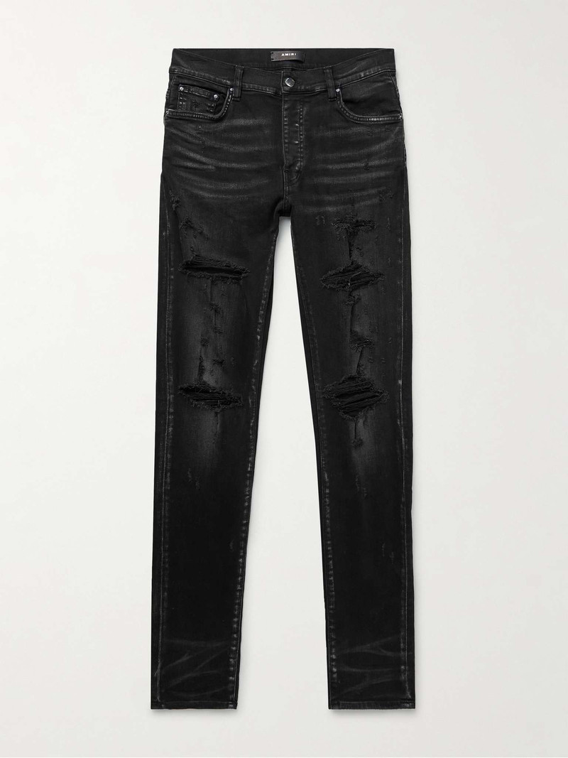 Thrasher Plus Skinny-Fit Distressed Jeans - 1