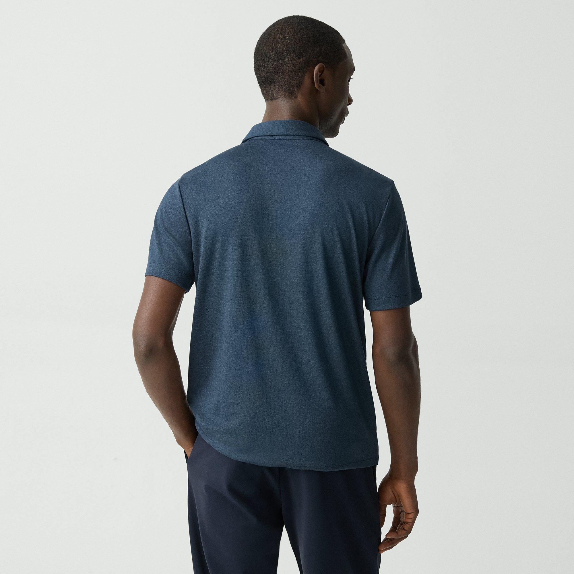 Bron Polo Shirt in Anemone Modal Jersey - 4