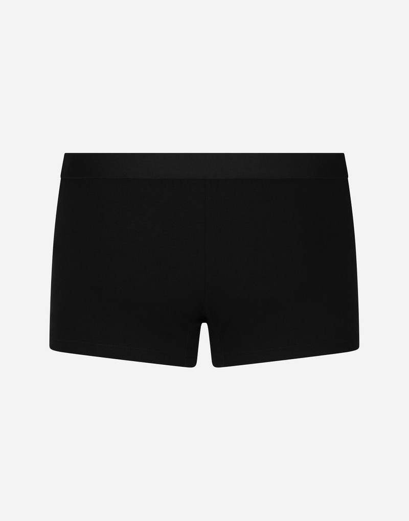 Dolce & Gabbana Two-way-stretch jersey regular-fit boxers with emblem outlook