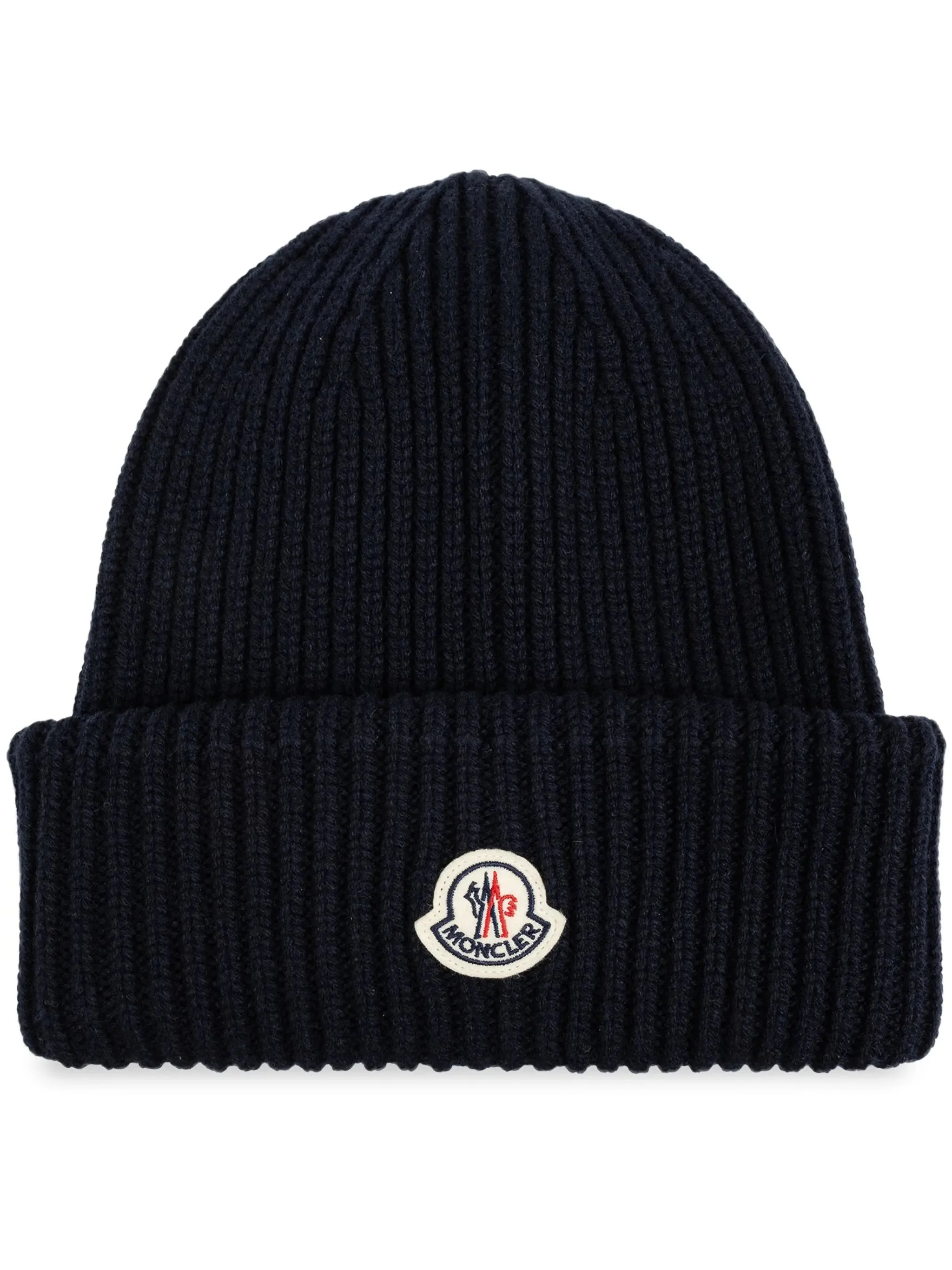 Moncler Logo Patch Beanie - 1