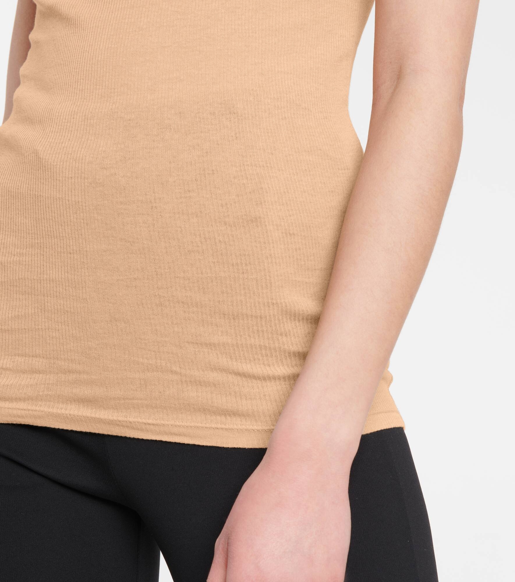 Ribbed-knit cotton tank top - 5