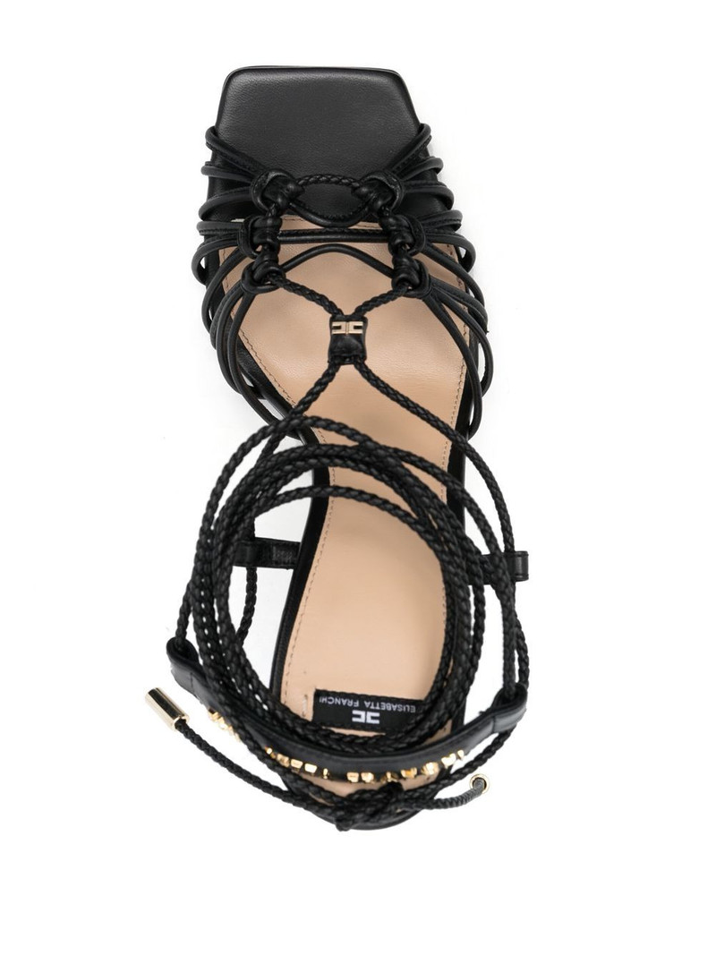chain-detail open-toe sandals 4