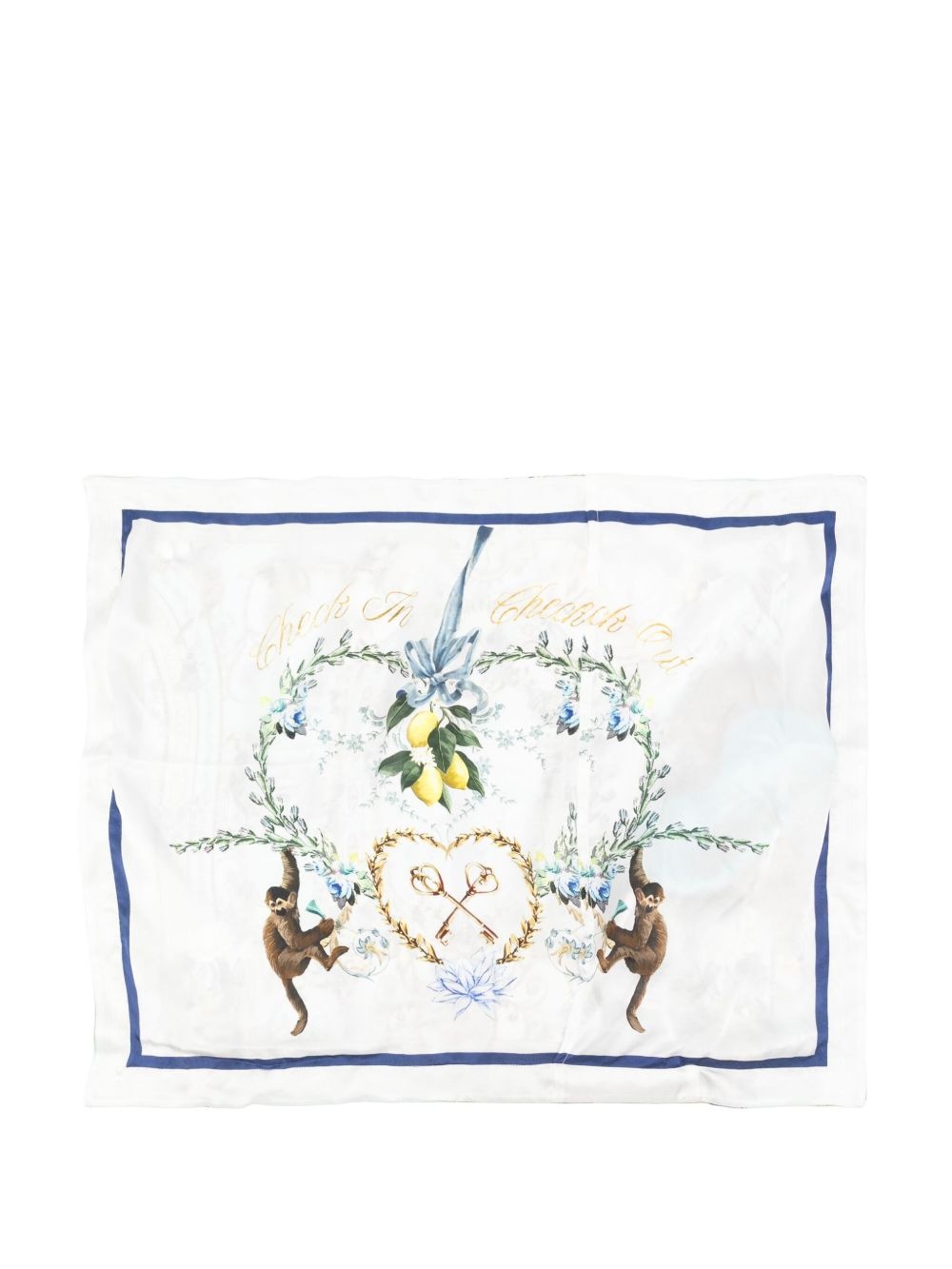 crystal-embellished eye-mask and pillow case - 2