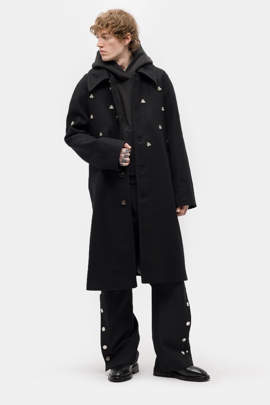 Verdun Coat in Black - 2