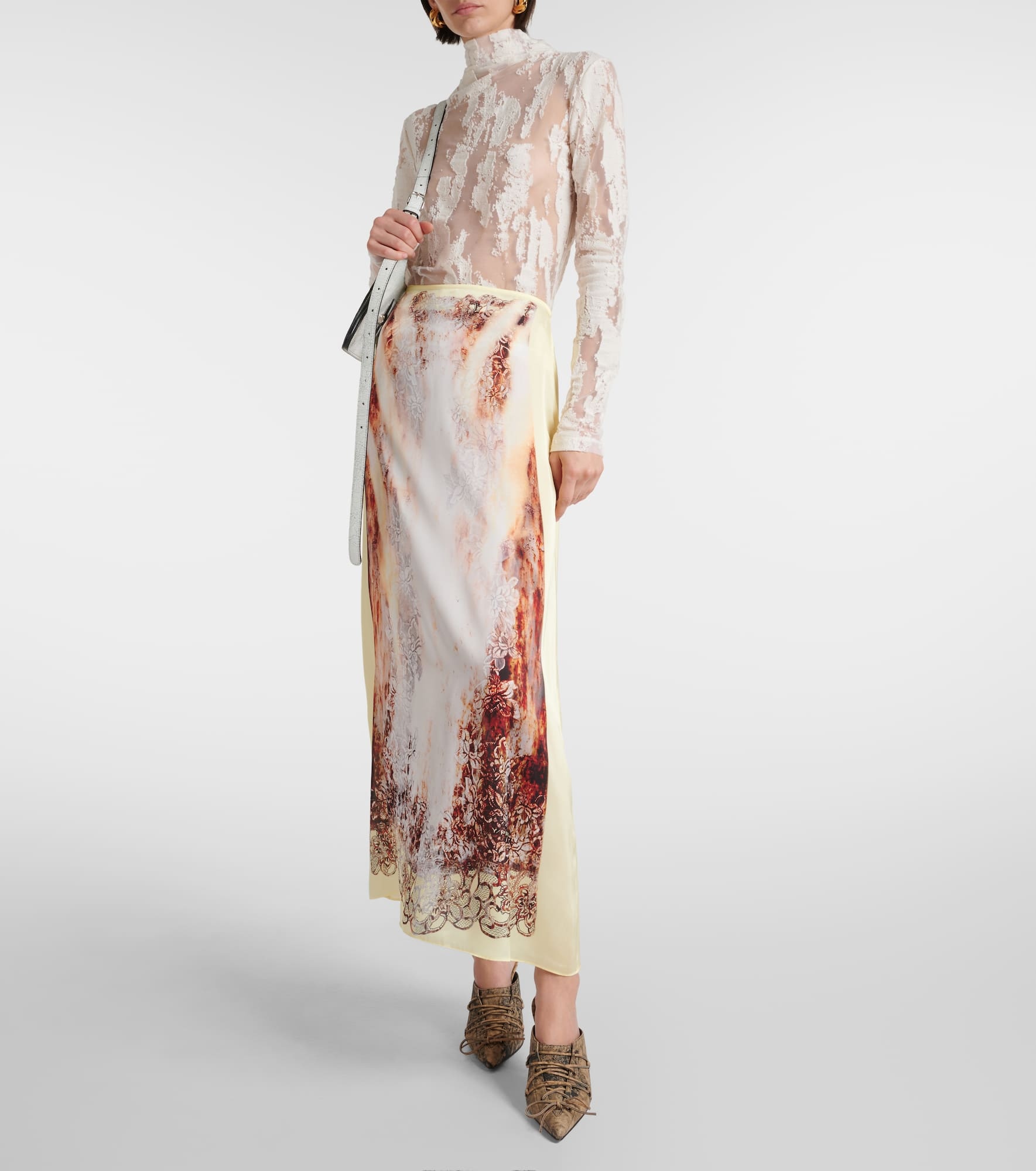 Printed maxi skirt - 2