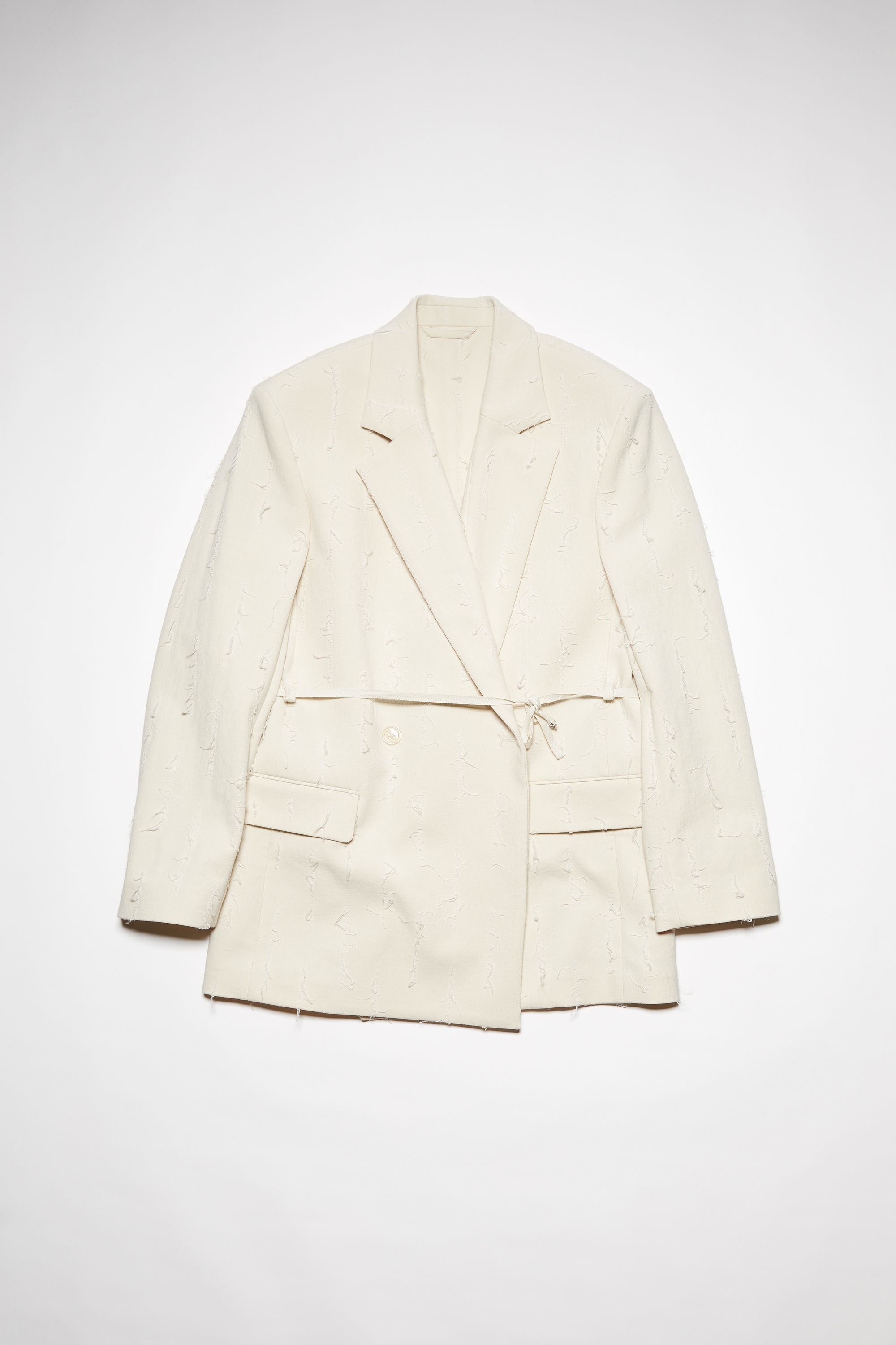 Double-breasted suit jacket - Ecru beige - 7