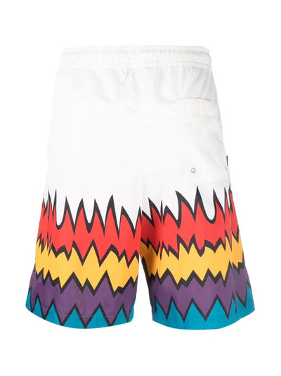 Missoni zigzag-print drawstring swim shorts outlook