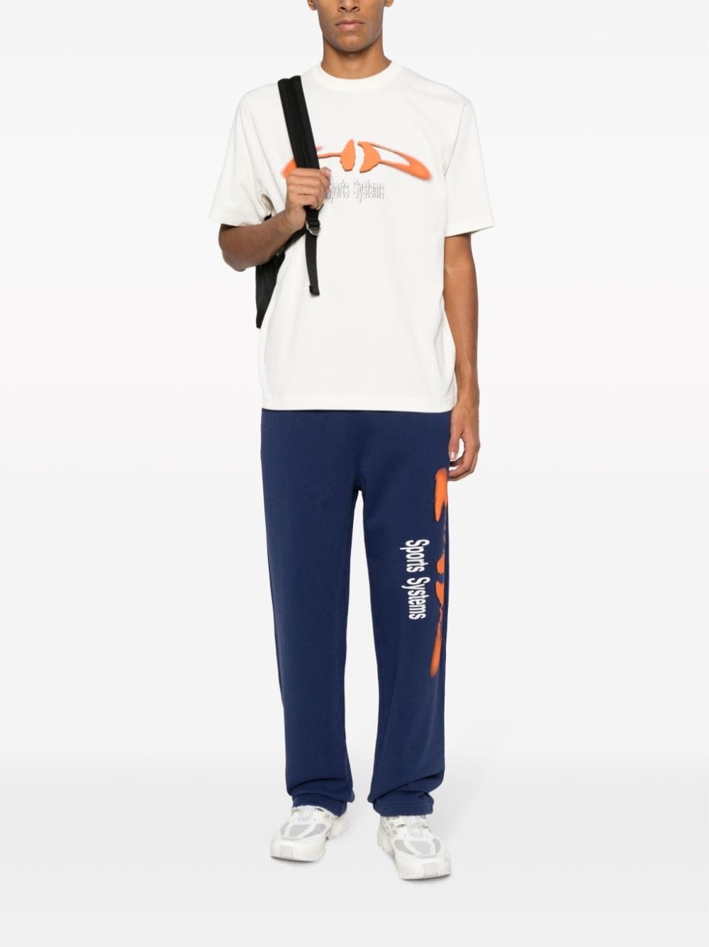 Sports System jersey track pants - 2