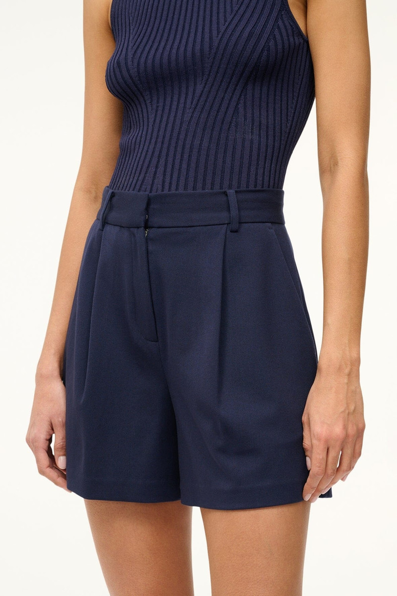 STAUD HEATHER SHORT NAVY 3