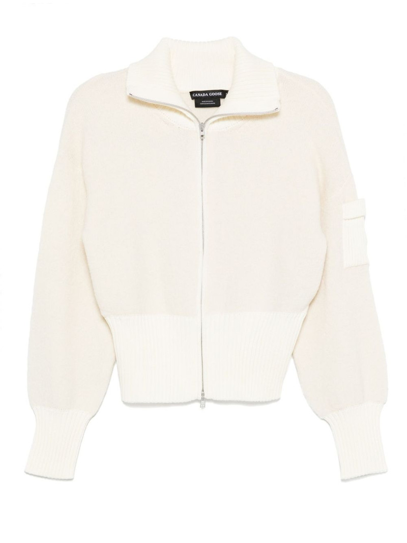 zip-front cardigan 1