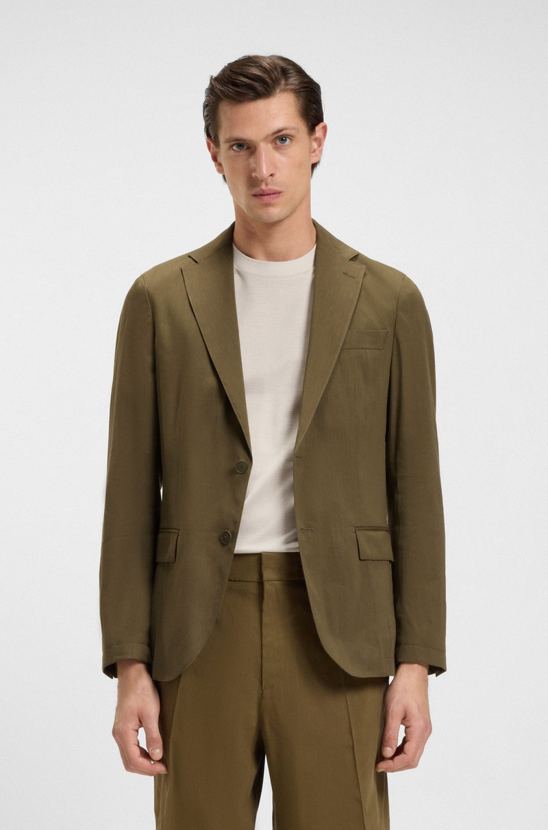 SLIM-FIT SUIT JACKET IN A STRETCH-LINEN BLEND 2