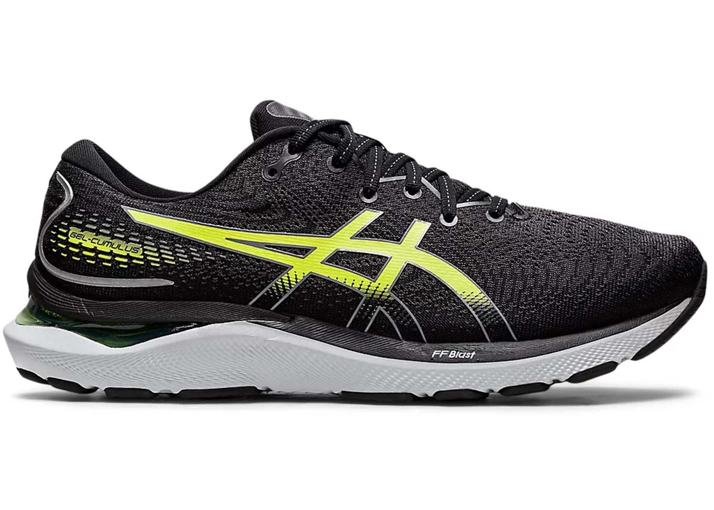 ASICS Gel-Cumulus 24 Black Hazard Green - 1