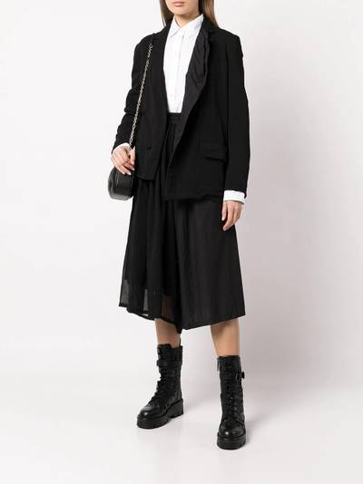 Y's single-breasted tailored blazer outlook