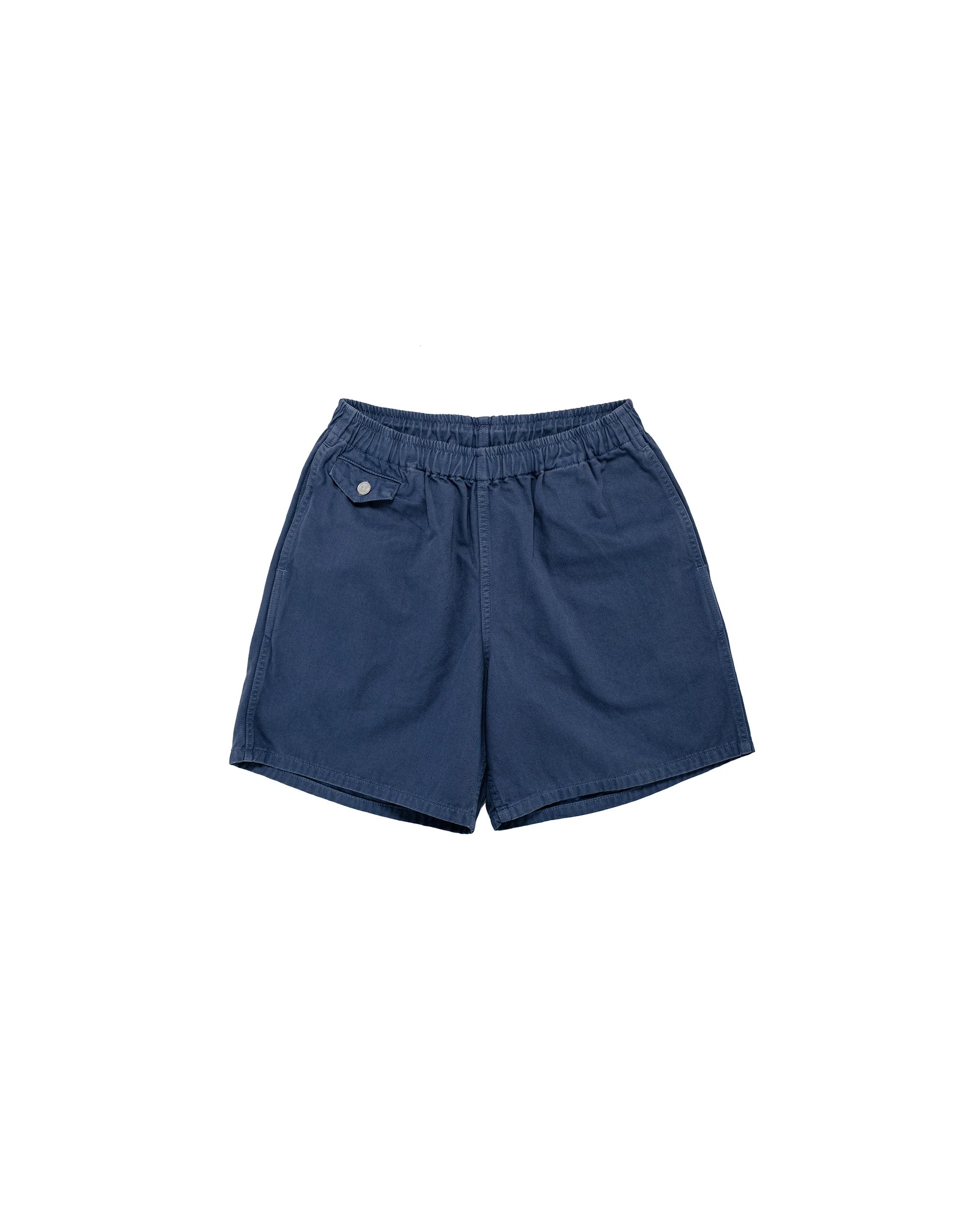 MP22015 Cotton Drill Swim Shorts (Over-Dyed) Navy - 1