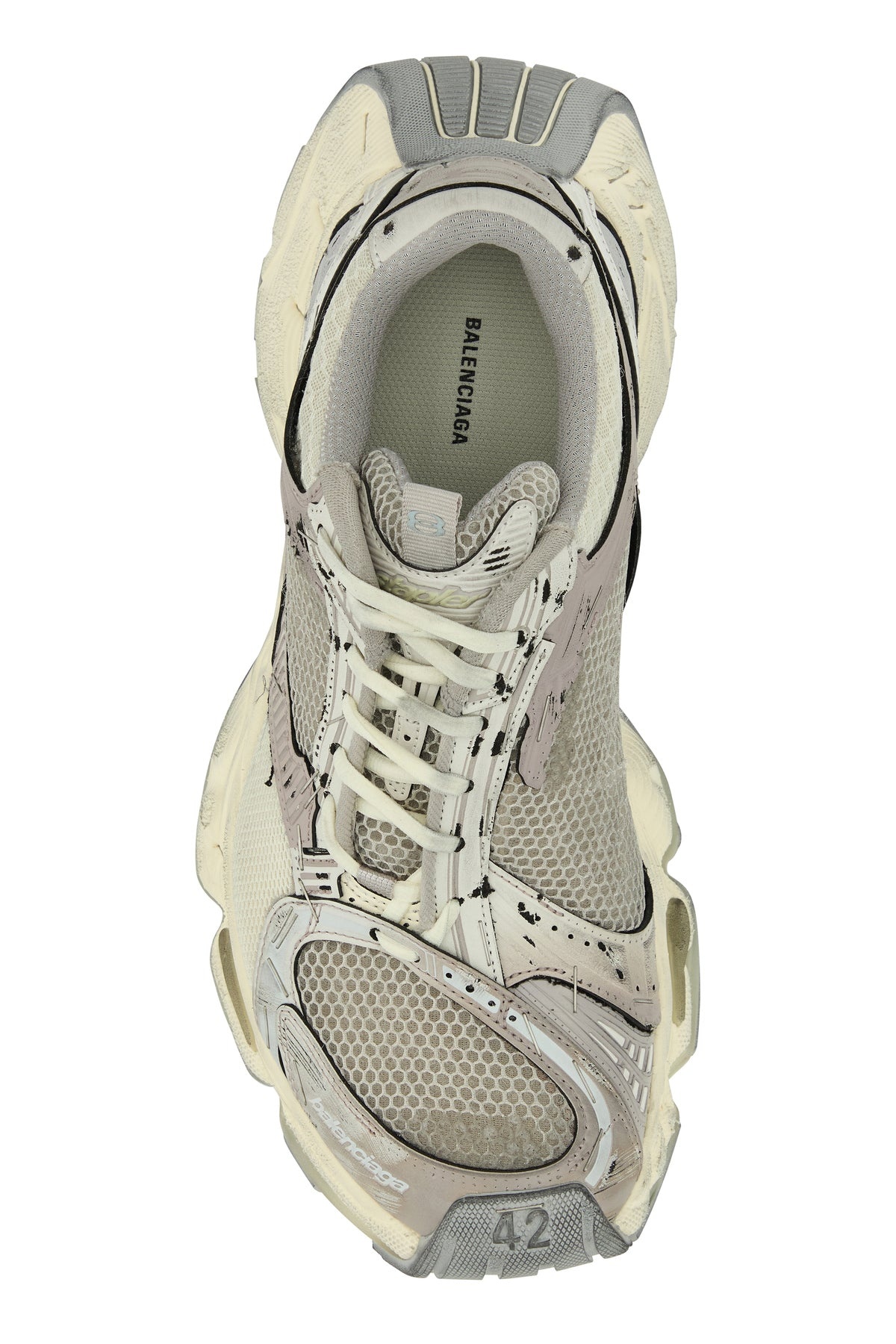 Multicolor synthetic leather and mesh Stapler sneakers - 4