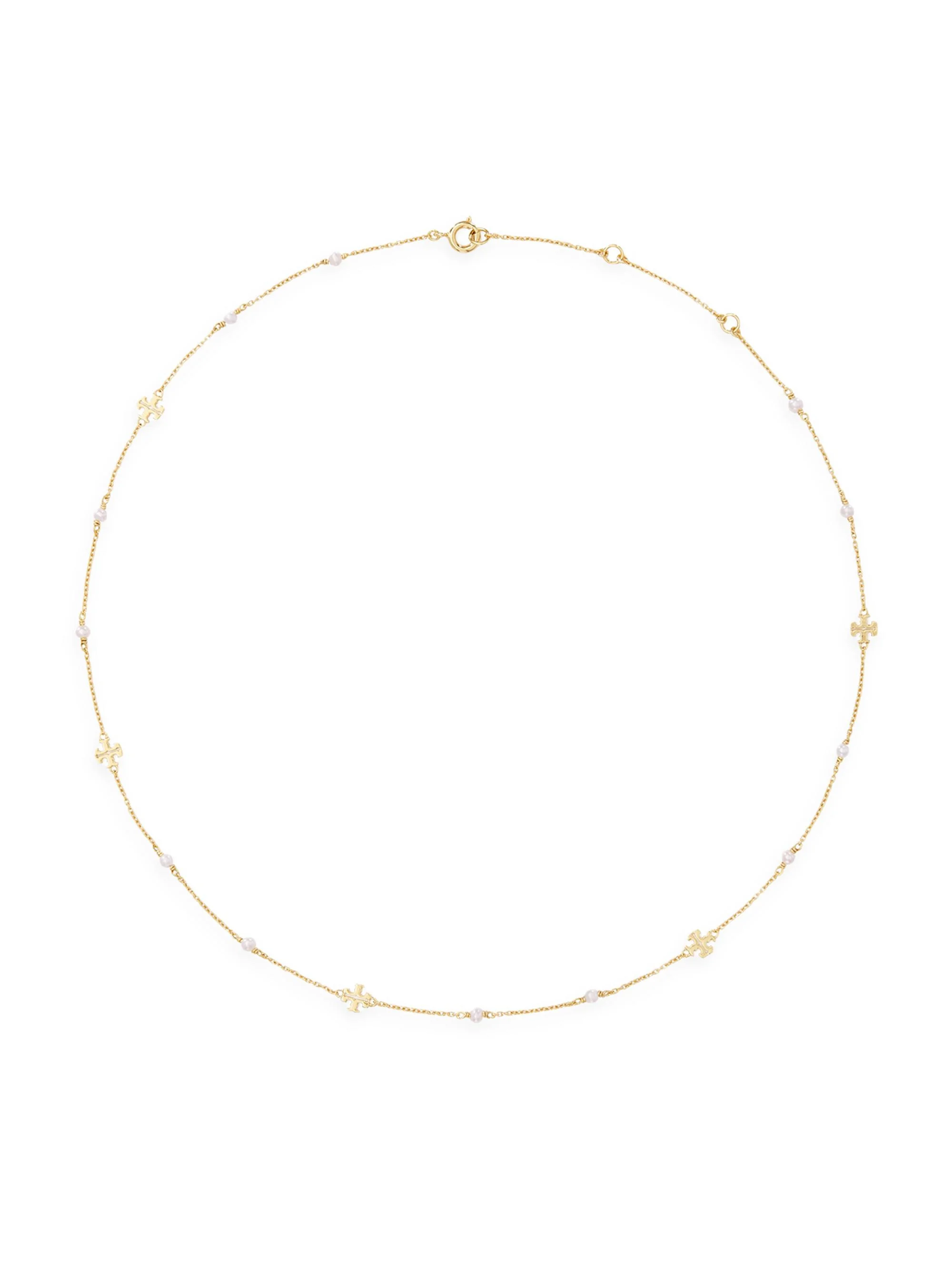 Women's Kira 18K-Gold-Plated & Cultured Pearl Necklace - Gold Pearl - 1