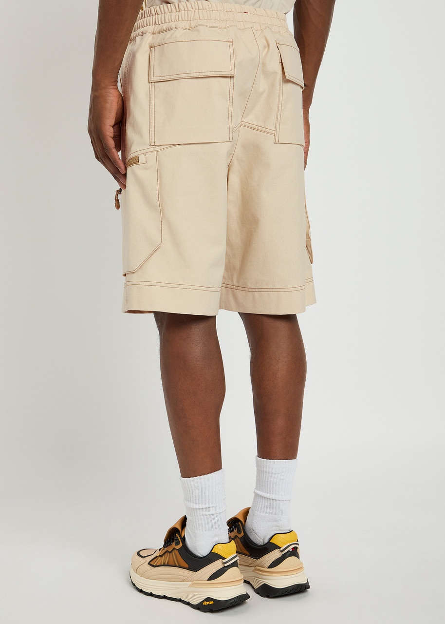 Moncler Grenoble Canvas Cargo Shorts - 3