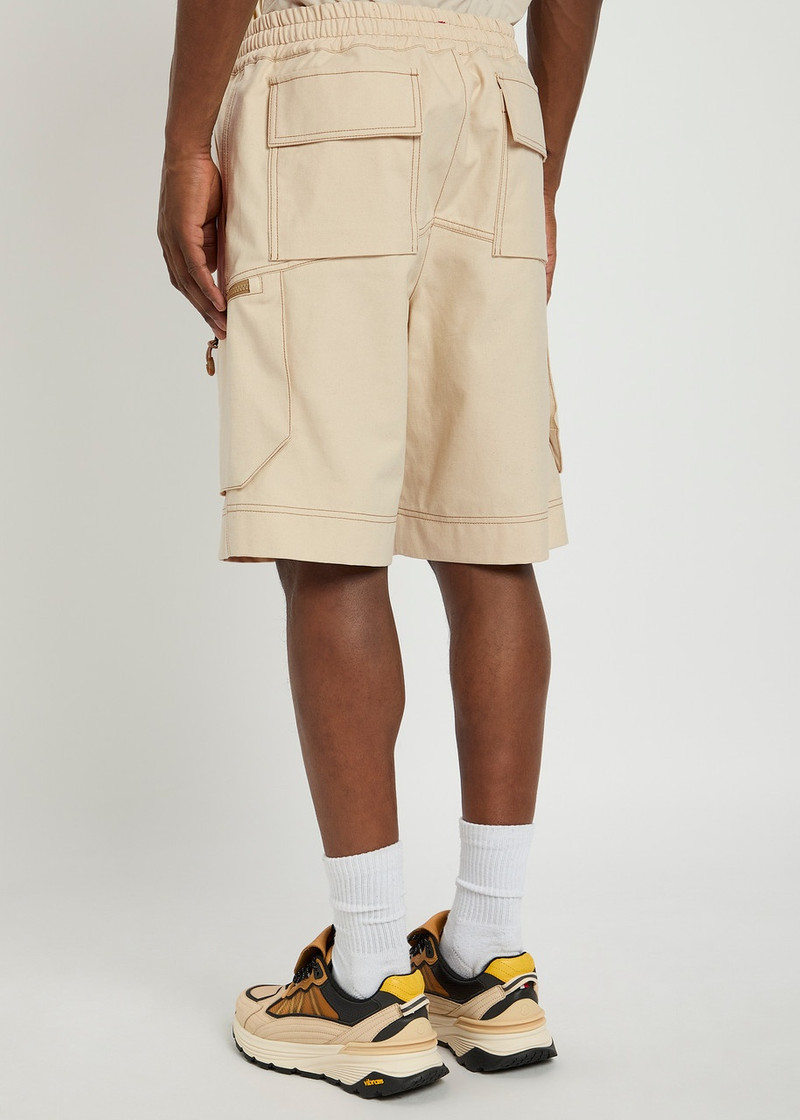 Moncler Grenoble Canvas Cargo Shorts 3