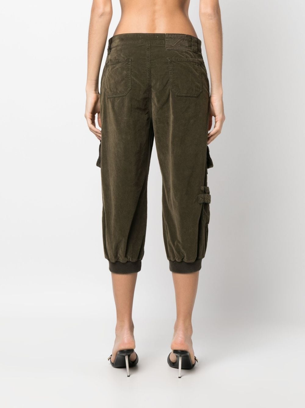 multi-pocket cropped trousers - 4