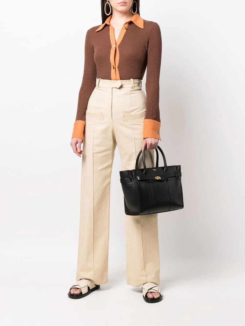 Mulberry Bayswater leather tote bag outlook