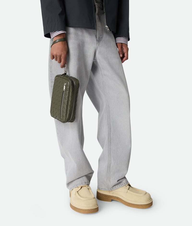 Bottega Veneta Intrecciato Small Pouch With Wristlet outlook