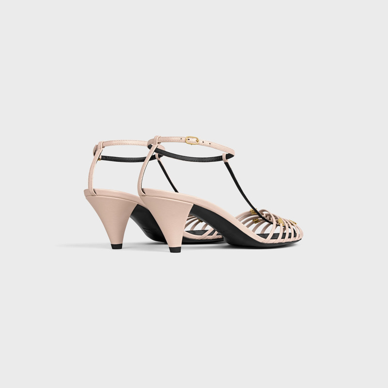 CELINE CAGE HEELED SANDAL IN GOATSKIN outlook