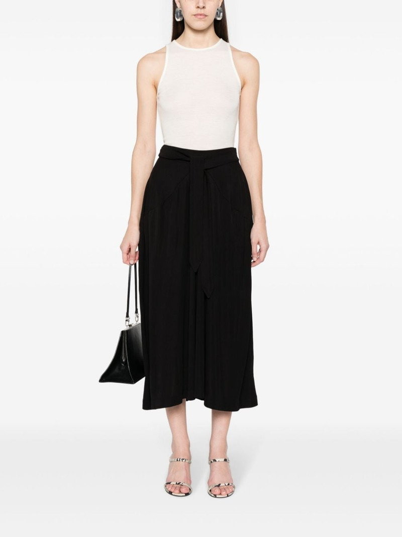 BITE Studios draped jersey midi skirt outlook