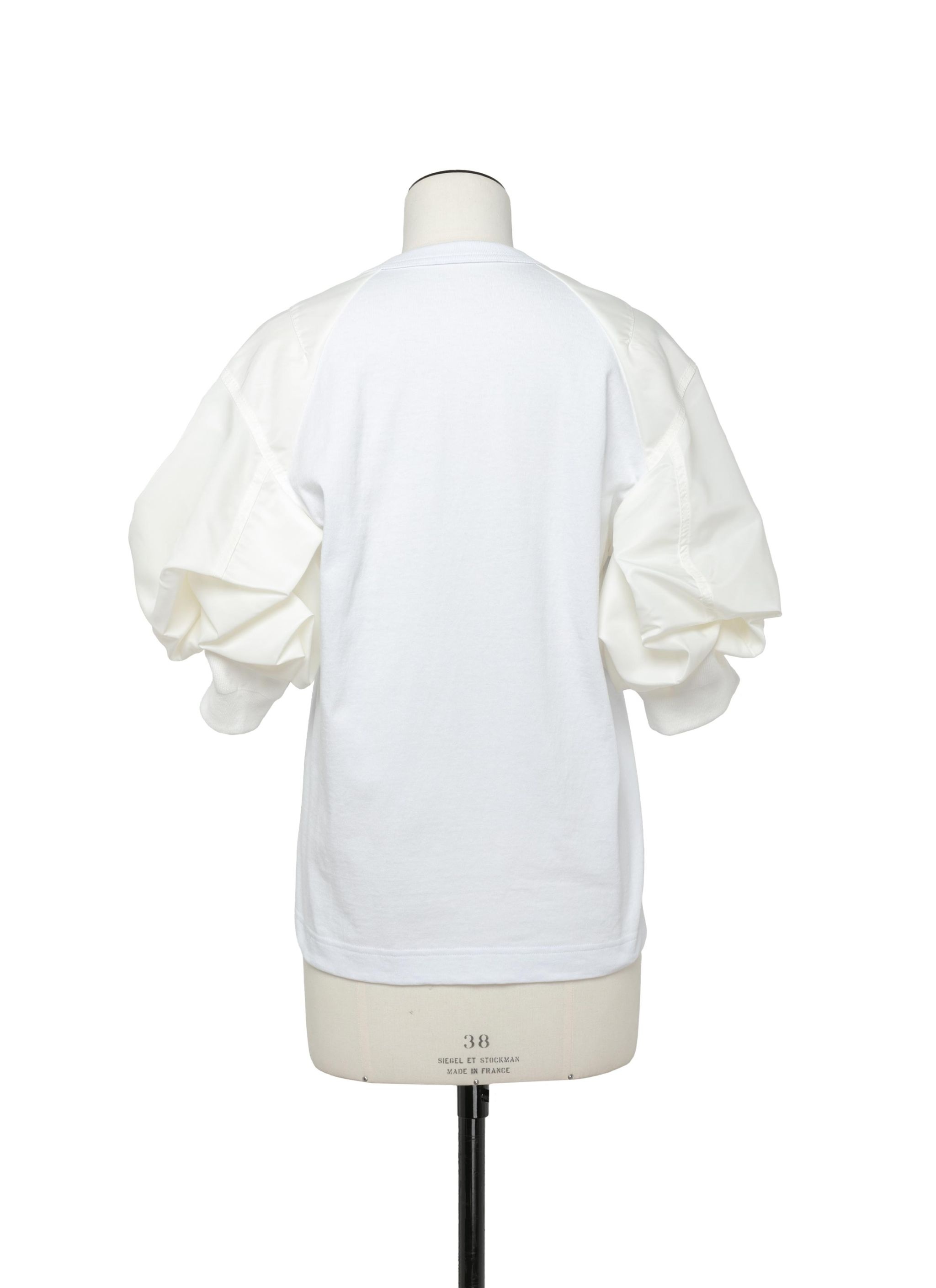 Nylon Twill x Cotton Jersey T-Shirt - 3