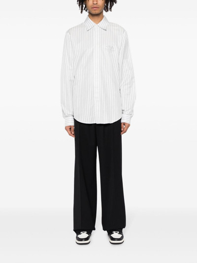 AMIRI logo-embroidered striped shirt outlook