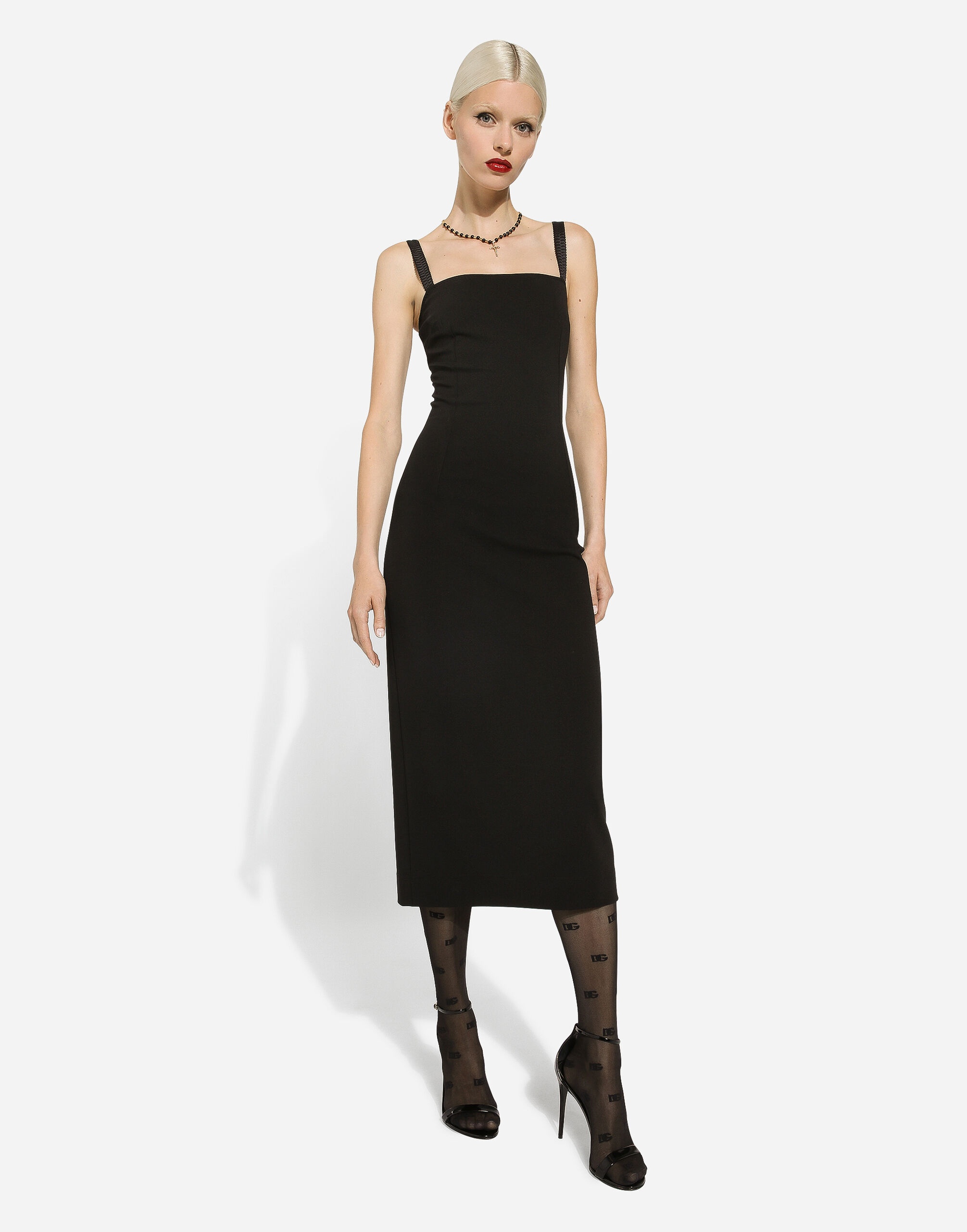 Jersey Milano rib sheath dress - 5