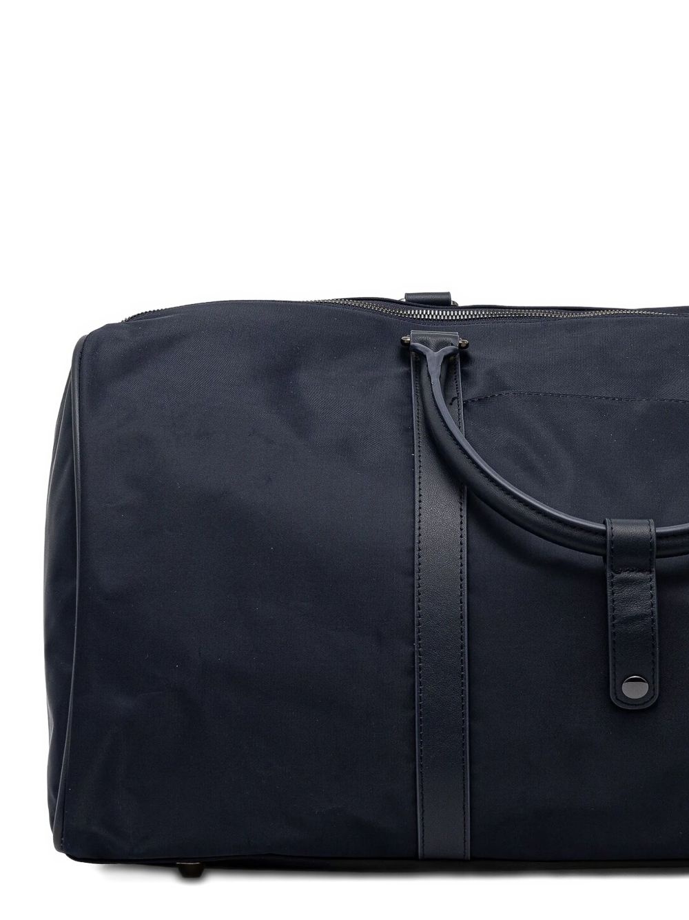 leather-trim duffle bag - 3