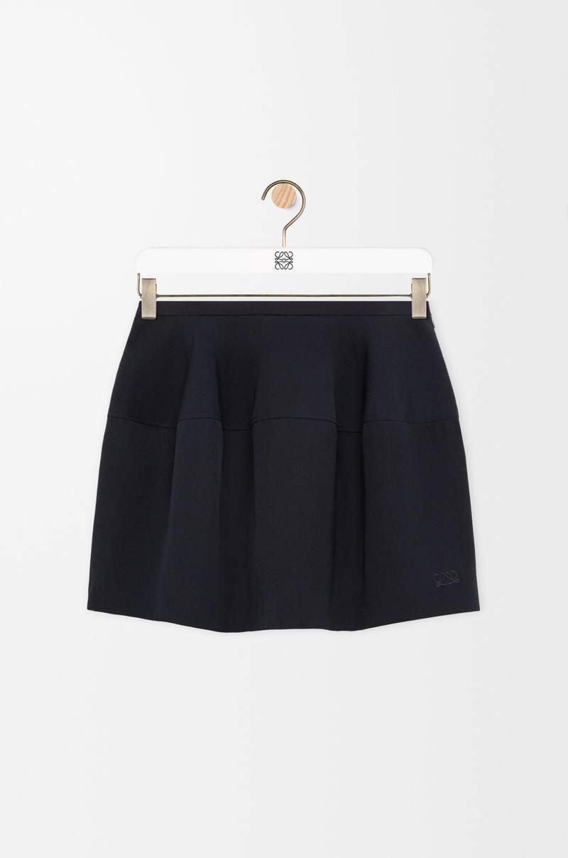 Balloon skirt in wool 1