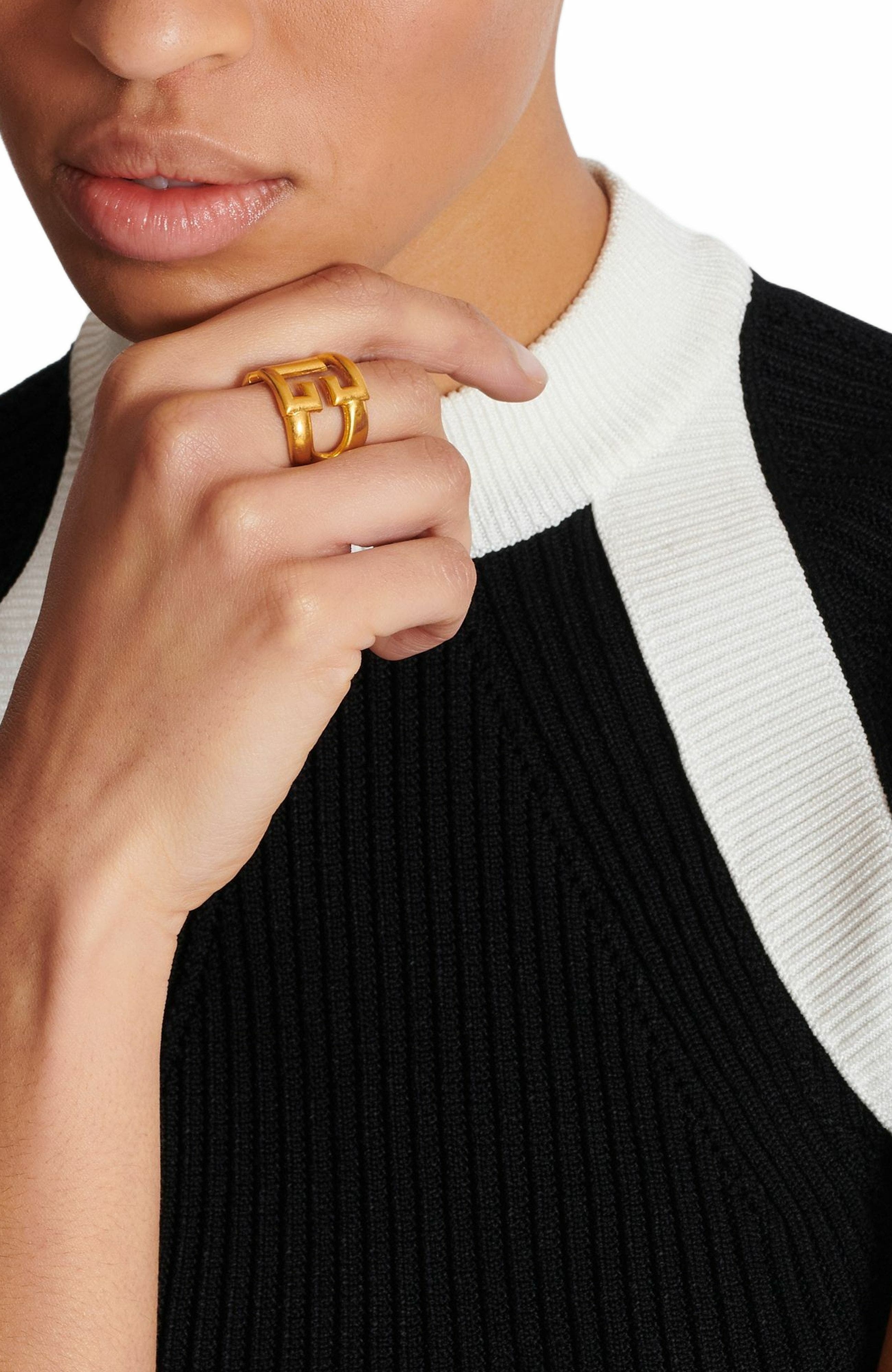 Balmain Brass Sync PB ring in Gold at Nordstrom - 2