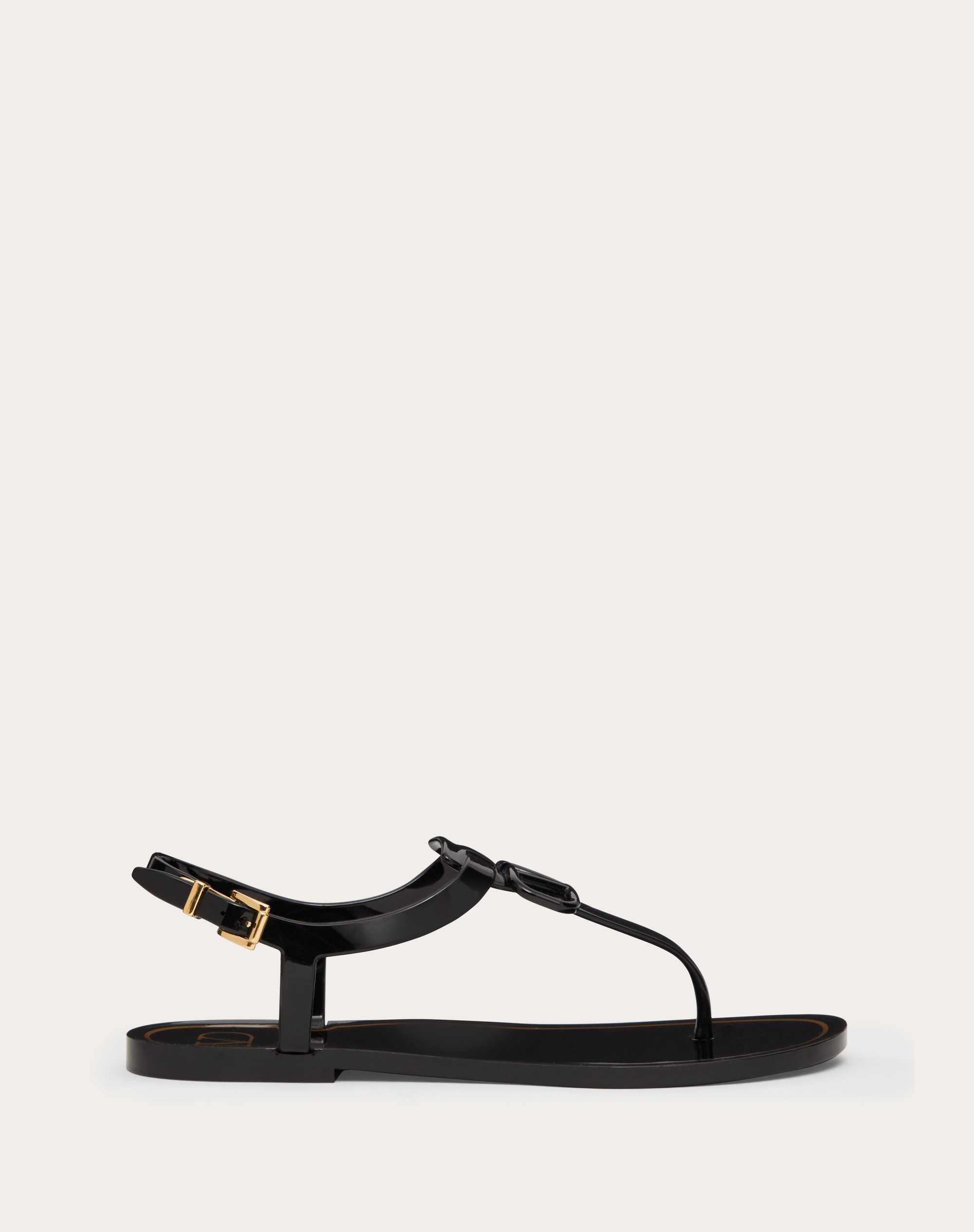 VLOGO SIGNATURE FLAT RUBBER SANDAL - 1