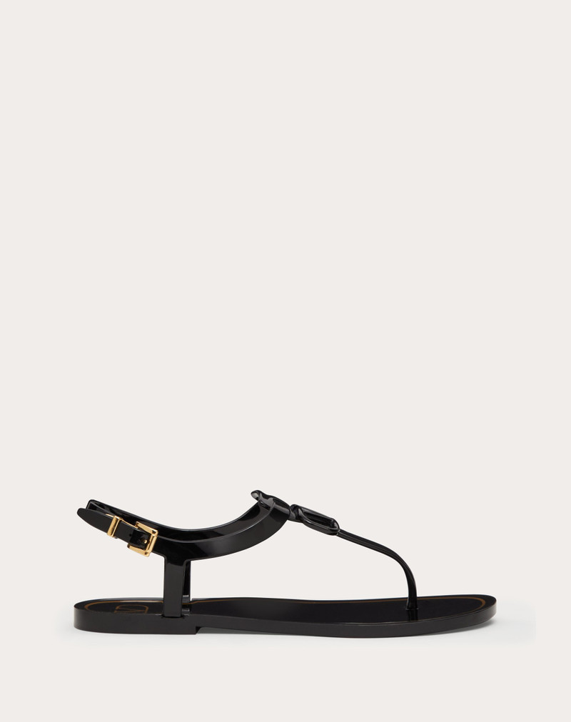VLOGO SIGNATURE FLAT RUBBER SANDAL 1