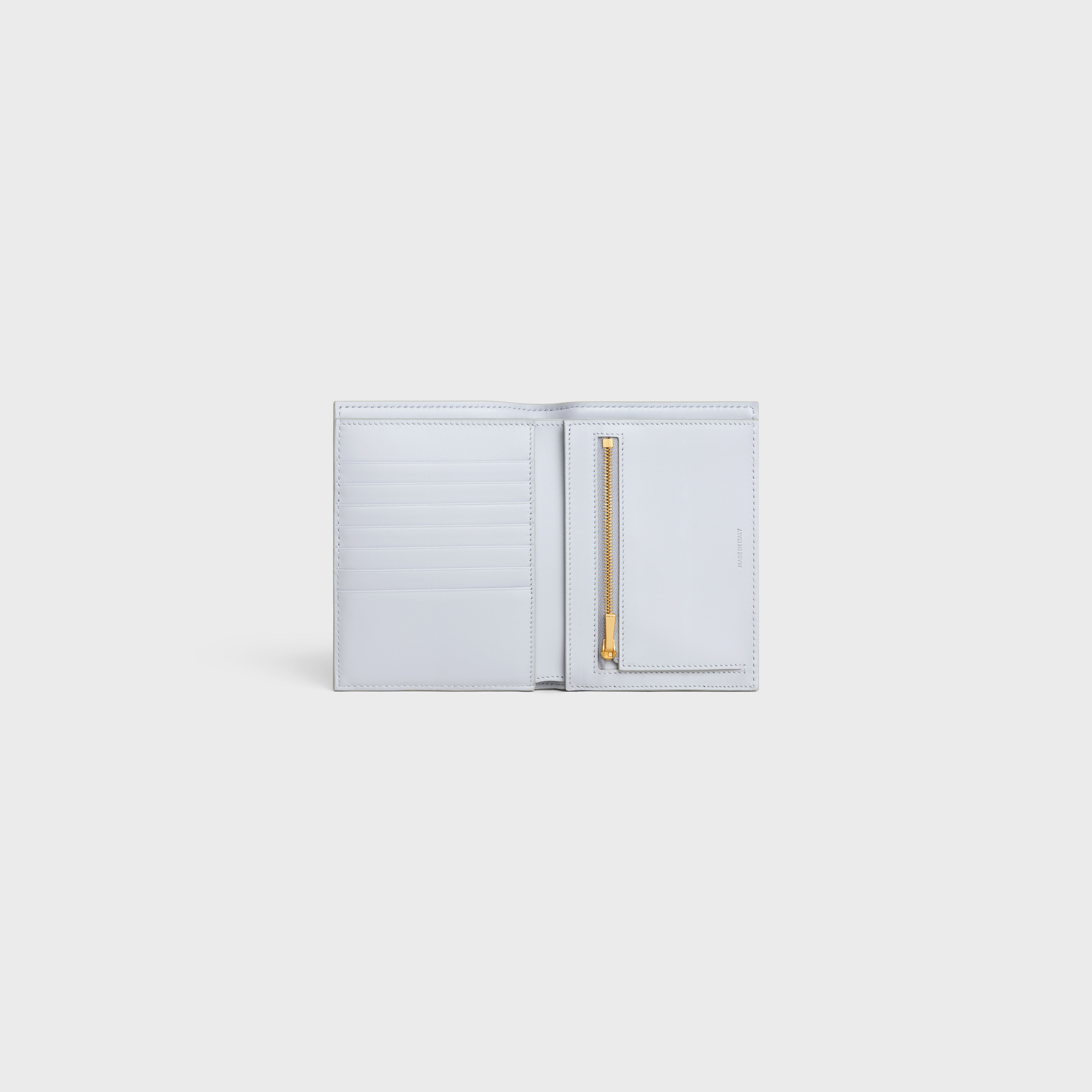 Medium strap wallet in Bicolour Grained Calfskin - 4