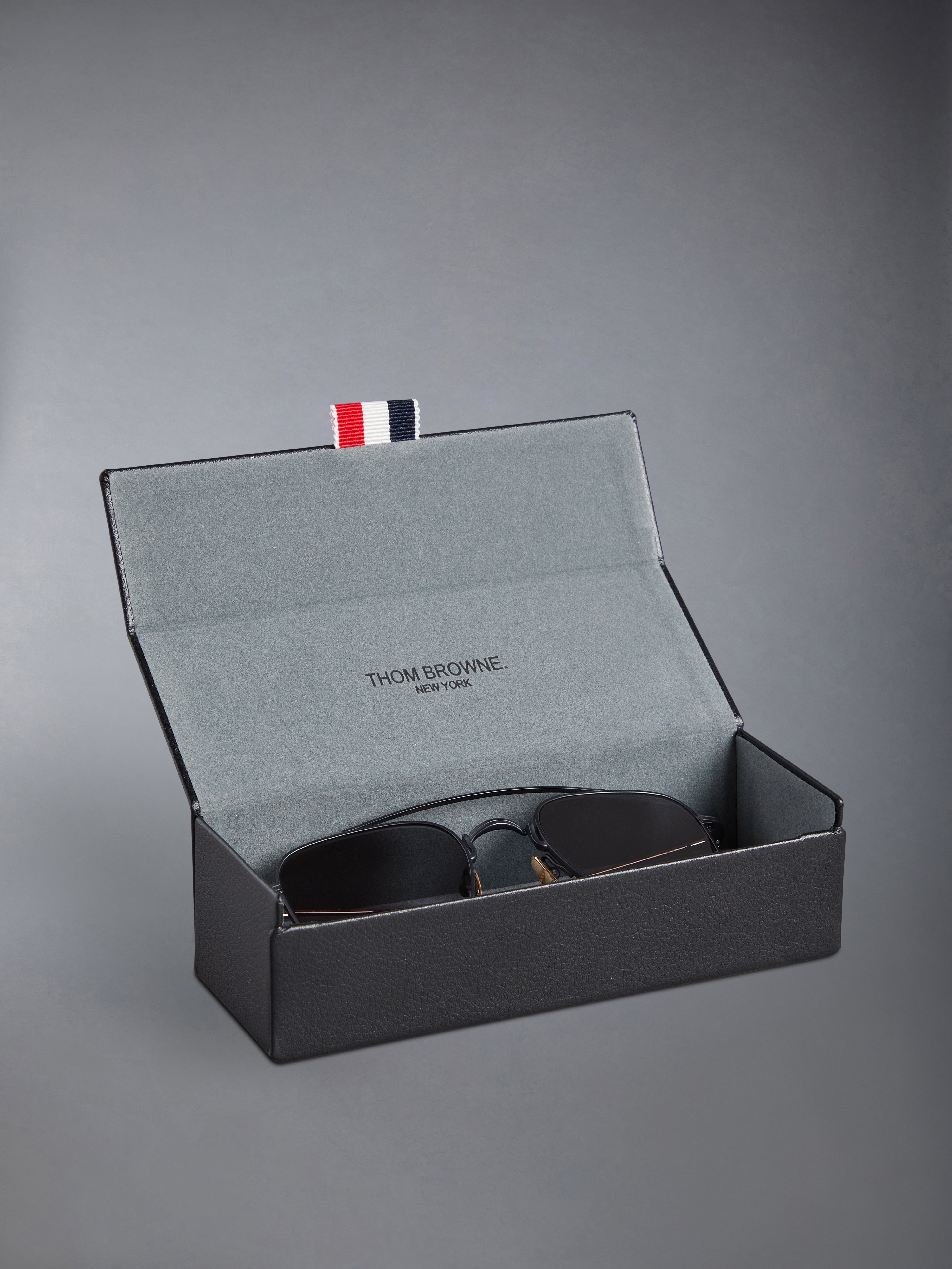 TITANIUM SQUARED AVIATOR SUNGLASSES - 6