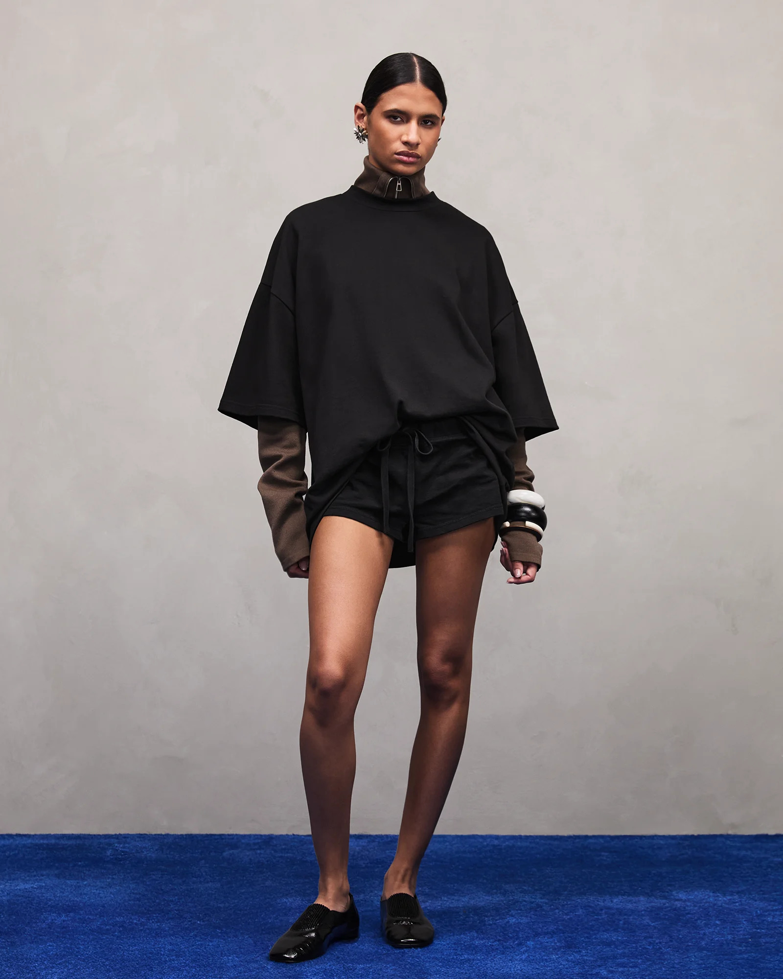 HEAVY BOXY TEE BLACK - 3
