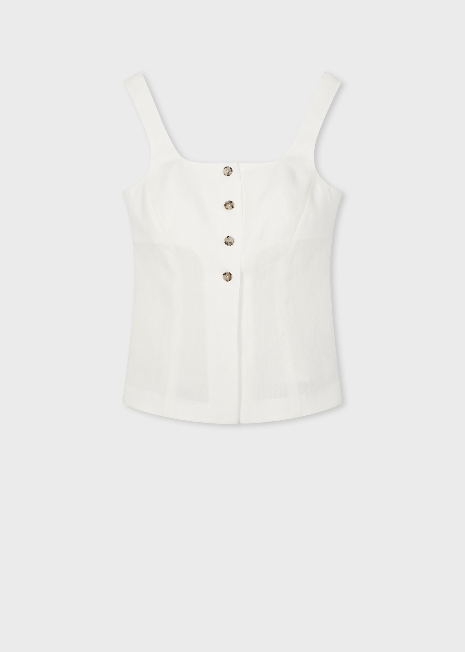 Women's Ivory Linen Three-Piece Suit - 2