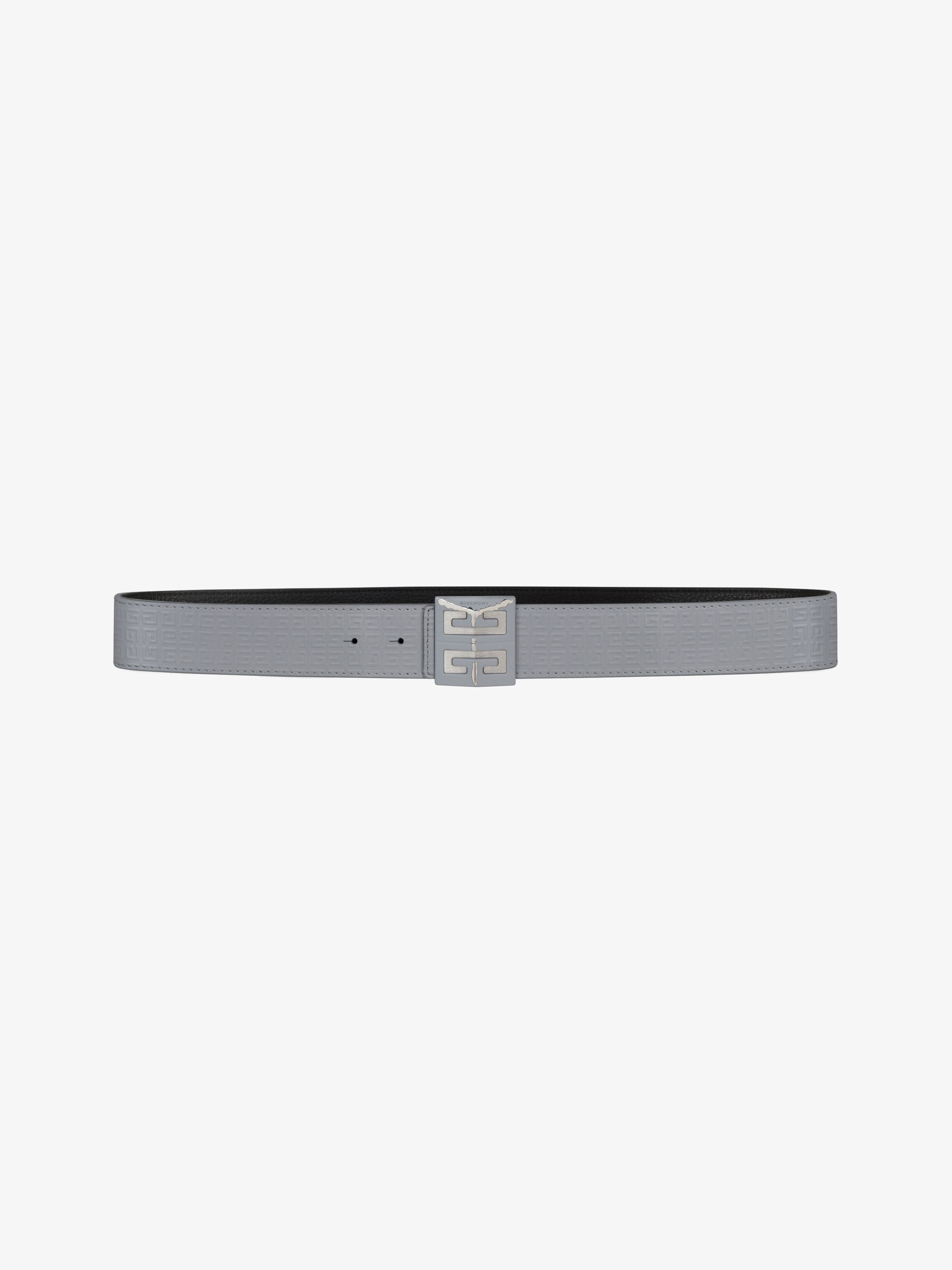 4G REVERSIBLE BELT IN MICRO 4G LEATHER - 3