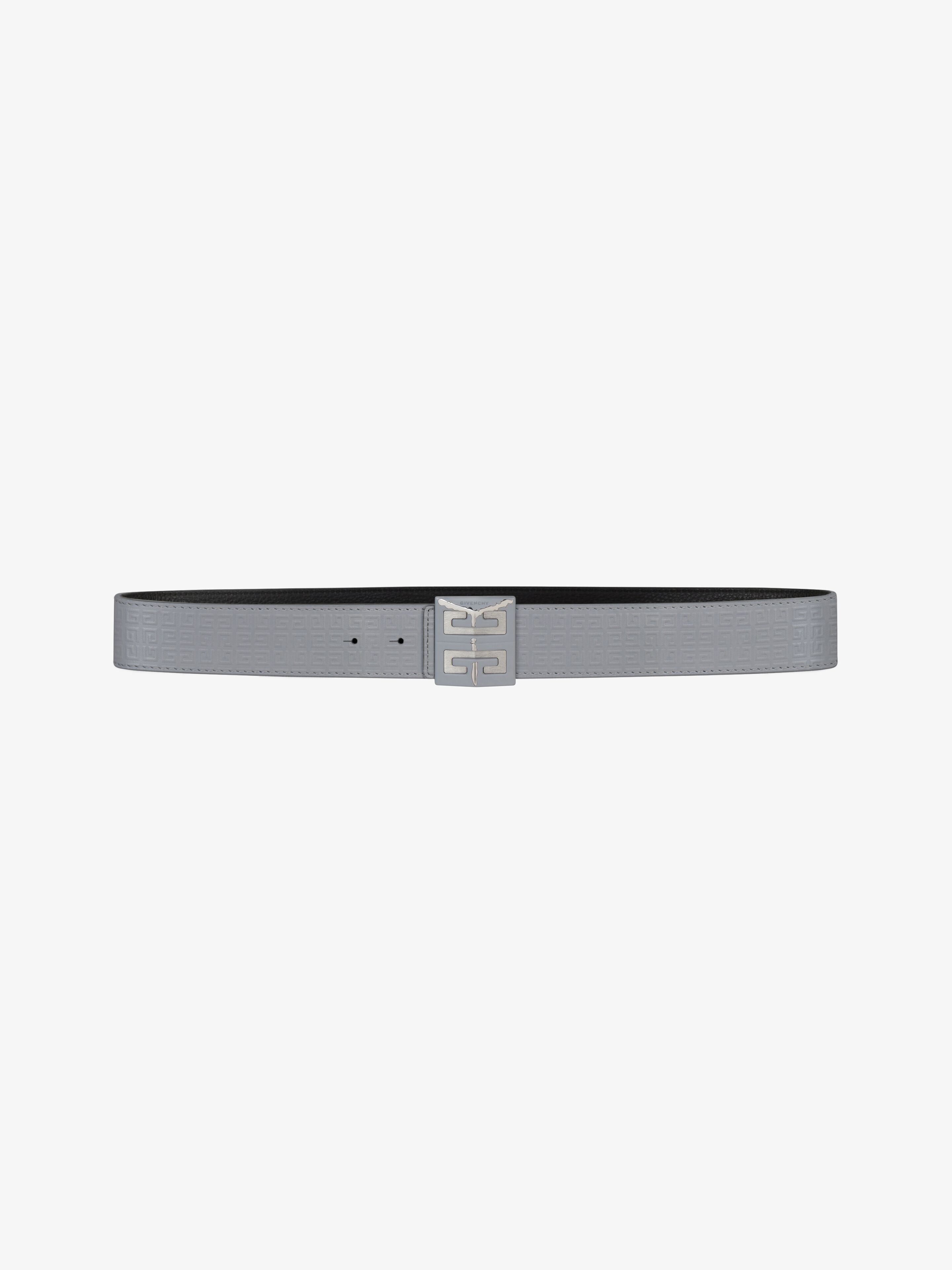 4G REVERSIBLE BELT IN MICRO 4G LEATHER - 2