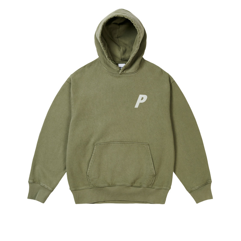 PALACE RUBBED P3 HOOD THE DEEP GREEN outlook